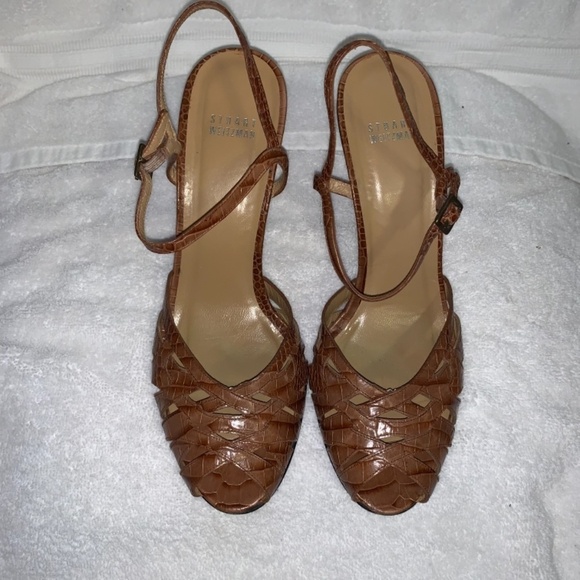 Stuart Weitzman Golitely cafe alligator, size 10 - Picture 4 of 10